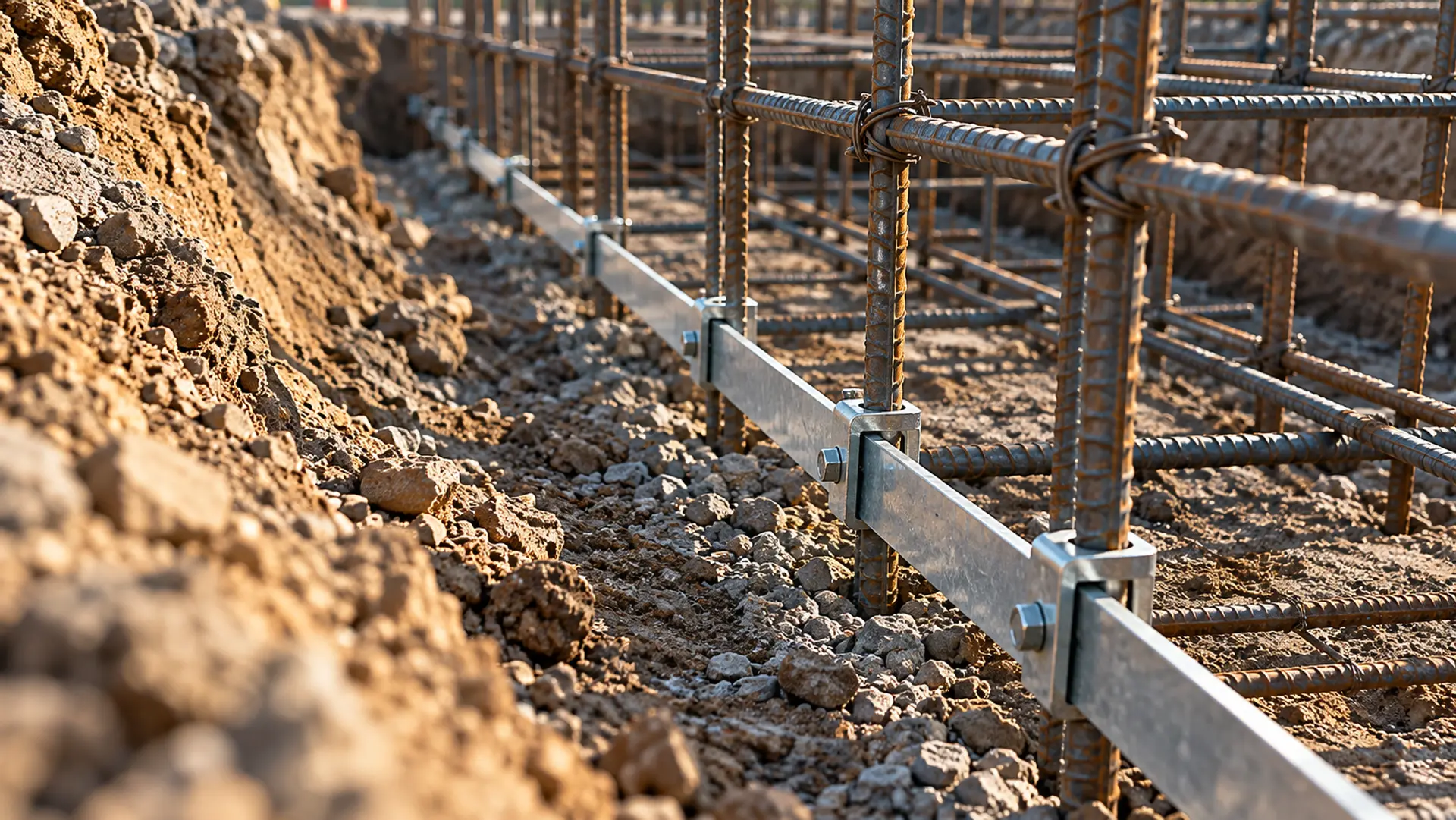 Symbolbild (KI-generiert) zu Erdungsanlage und Potentialausgleich — Fundament jeder sicheren Installation