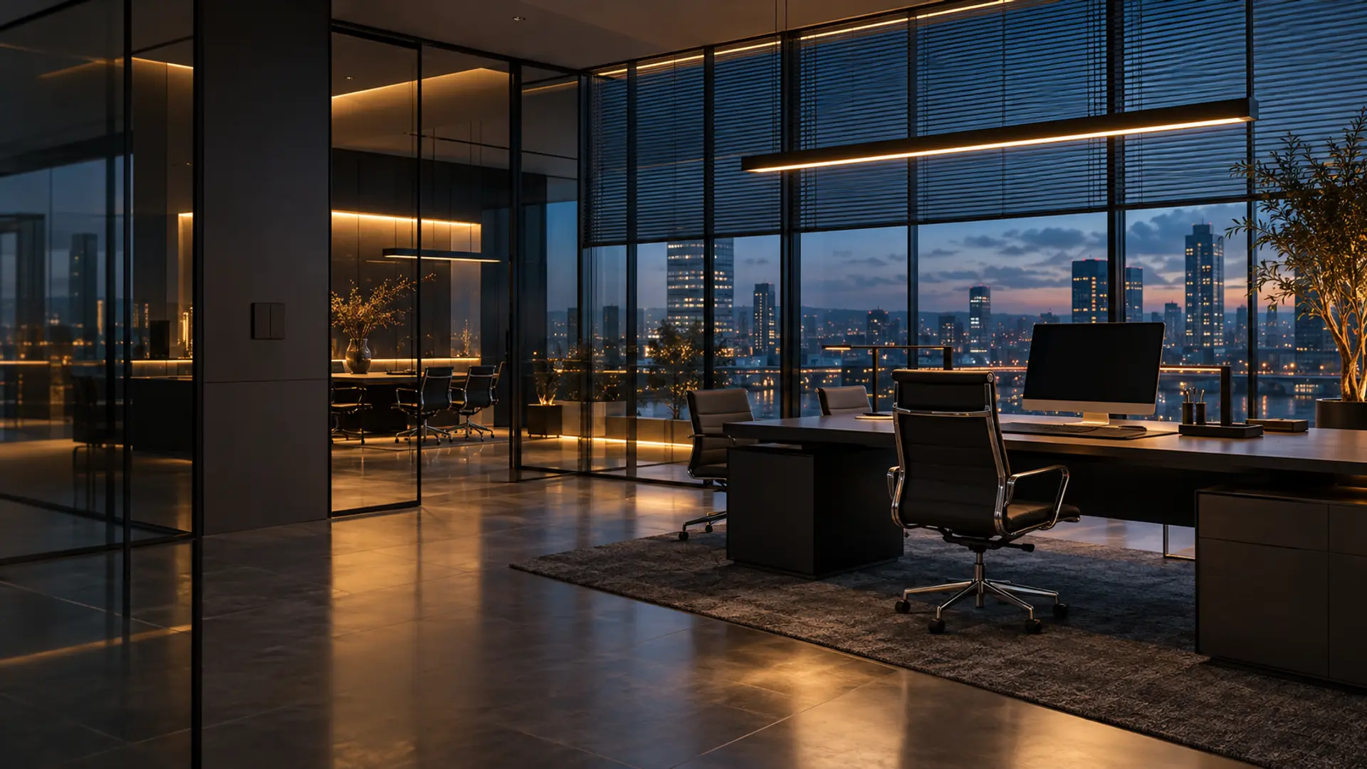 Symbolbild (KI-generiert) zu Smart Home für Gewerbe & Büro